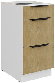 Kuchynská skrinka Cremona Wh 40d 3s Bb