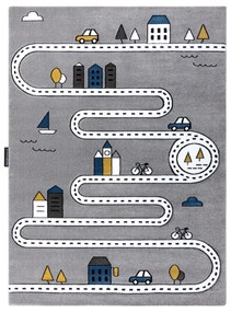 Koberec PETIT ULICA, sivý