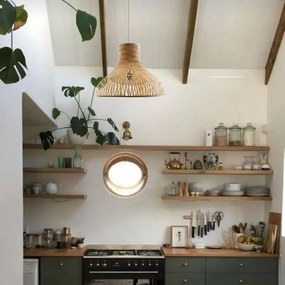 Toolight Toolight, stropné svietidlo APP1277-1CP 1xE27, prírodná hnedá, OSW-00921