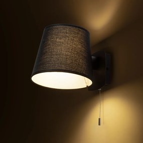 RENDL R13651 SELENA nástenná lampa, dekoratívne čierna