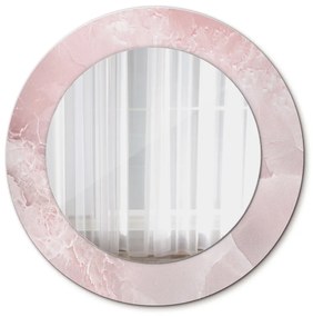 Ružový kameň Okrúhle zrkadlo s motívom