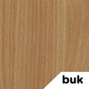 Výškovo nastaviteľný stôl OfficeTech A, 160 x 80 cm, biela podnož, buk