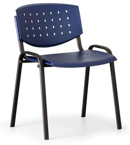 Antares Rokovacia stolička TONY, modrá - konštrukcia čierna