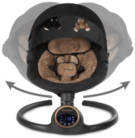 Elektrické hojdacie kreslo Kidwell REVE 2 v 1 s Bluetooth a aplikáciou Tuya