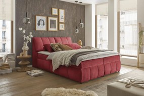 XXXLutz AMERICKÁ POSTEĽ, 180/200 cm, červená MID.YOU - Online Only spálne - 002220022308