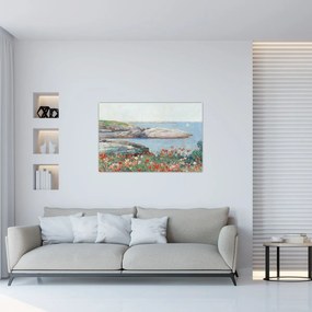 Obraz - Childe Hassam, Poppies,  Isles of Shoals, reprodukcia (90x60 cm)