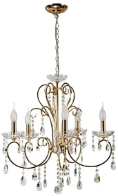 Candellux Luster na reťazi AURORA 5xE14/40W/230V CA0148