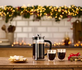 2 dvojstenné poháre na caffè crema