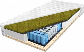 Matrac pocket 180x200 breeze s latexovou penou 23 cm, pocketový, zdravotný H2