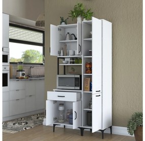 Set kuchynských skriniek Jenaretta 21 (biela + čierna). Vlastná spoľahlivá doprava až k Vám domov. 1107093