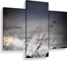 Obraz - Lúčne kvety pri jazere (90x60 cm)