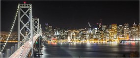 Obraz Brooklynského mostu a New Yorku (120x50 cm)