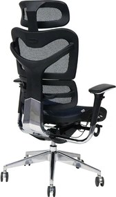 Ergonomická sieťovaná kancelárska stolička MOSH Airflow 702 – modrá
