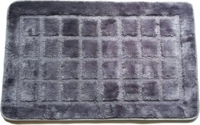 Kúpelňová predložka kocka tmavo sivá 50x80 cm TiaHome