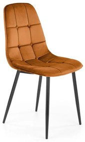 K417 chair, cinnamon velvet