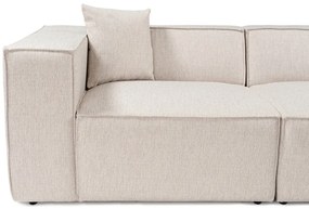 Dvoumístná pohovka Lora 220 cm béžovo-hnědá