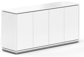 Nízka skriňa Creator 162,8 x 44,5 x 80,3 cm, antracit / biela