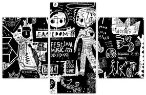 Obraz - Graffiti (90x60 cm)