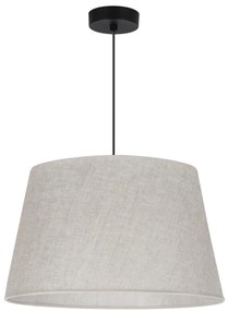 Závesné svietidlo Len1, 1x svetlobéžové textilné tienidlo, (fi 44 cm), b