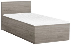 Posteľ SOFIA 90 x 200 cm, dub hľuzovka Rošt: Bez roštu, Matrac: Matrac Somnia 18 cm