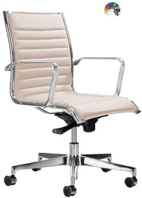 MAYER Kancelárske kreslo STUDIO5 24S2 F5 AC čalúnenie PURE LEATHER pravá koža