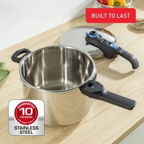 Tefal - Sada tlakových hrncov 4/6 l SECURE TRENDY nerez