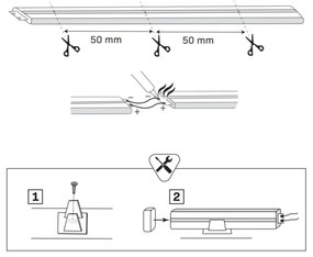 LED Pásik NEON 5m LED/40W/24V modrá IP65