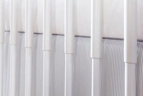 Detská rastúca postieľka 75x160cm s prebaľovacím pultom Chloe - biela