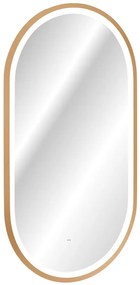 LED zrkadlo APOLLO 2 90x50 cm