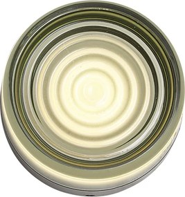 Dizajnové nástenné svietidlo čierne so svetlozeleným sklom IP44 - Michele