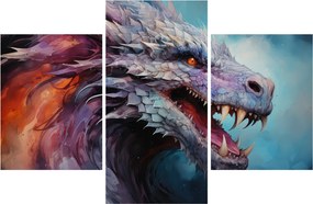 Obraz - Ilustrácia draka (90x60 cm)