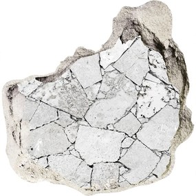 Díra 3D ve zdi nálepka Kamenná stena nd-p-77063653