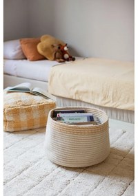 Krémový prateľný ručne tkaný bavlnený koberec 170x240 cm Mosaic – Lorena Canals