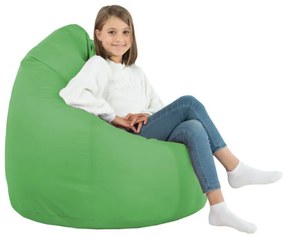 Sedací vak SAKO zelený ekokoža