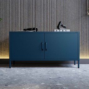 TV stolík na nožičkách ROSA, 1150 x 595 x 400 mm, Modern: tmavomodrá farba