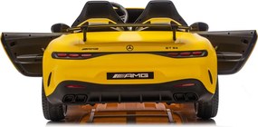 LEAN CARS Elektrické autíčko Mercedes GT63 AMG DK-GT63 24V LCD žlté