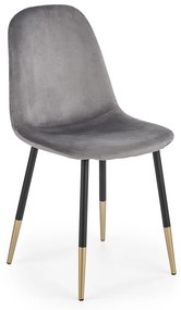 Jedálenská stolička K379 - sivá / čierna
