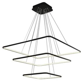 LED Luster na lanku NIX LED/117W/230V čierna
