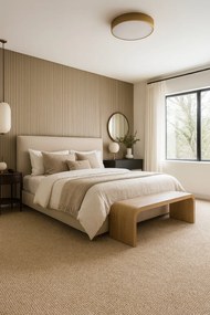 Timzo, Koberec metráž Orion 9219, na mieru, šíře 4m,5m, béžová, filc, chodba / predsieň