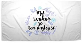 Sablio Uterák Môj svokor je ten najlepší - 50x100 cm