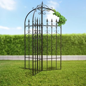 Mriežka na popínavé rastliny Flowton - čierna