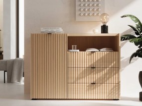 Komoda Siroti 1D3SZ SR01, Farby: dub vicenza bielený