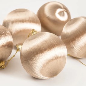 Závesná vianočná dekorácia ETHAN zlatá 755002 (6 ks)