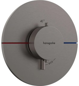 HANSGROHE ShowerSelect Comfort S termostat pod omietku, kartáčovaný čierny chróm, 15559340