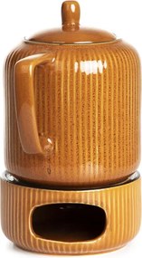 Džbán na čaj MIRANDE s ohrievačom 855578 950 ml