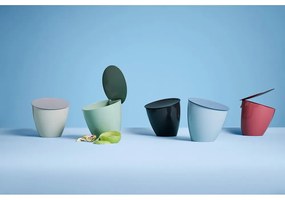 Čierna nádoba na kompostovateľný odpad 2,2 l Nordic black – Mepal