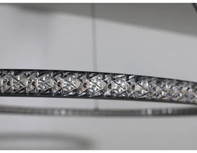 LED stmievateľný luster na lanku LED/90W/230V 3000-6500K pr. 60 cm + diaľkový ovládač