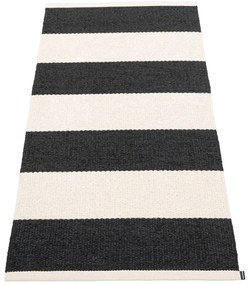 Čierno-biely vnútorný a vonkajší behúň 70x150 cm Bob Black Vanilla – Pappelina