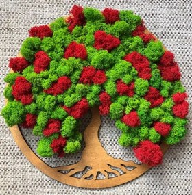 Strom na stenu z machu Angelina 30 cm