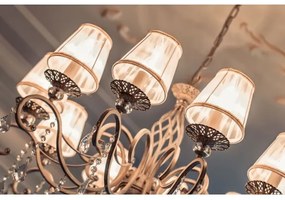 Maytoni ARM247-10-G - Luster na reťazi GRACE 10xE14/40W/230V